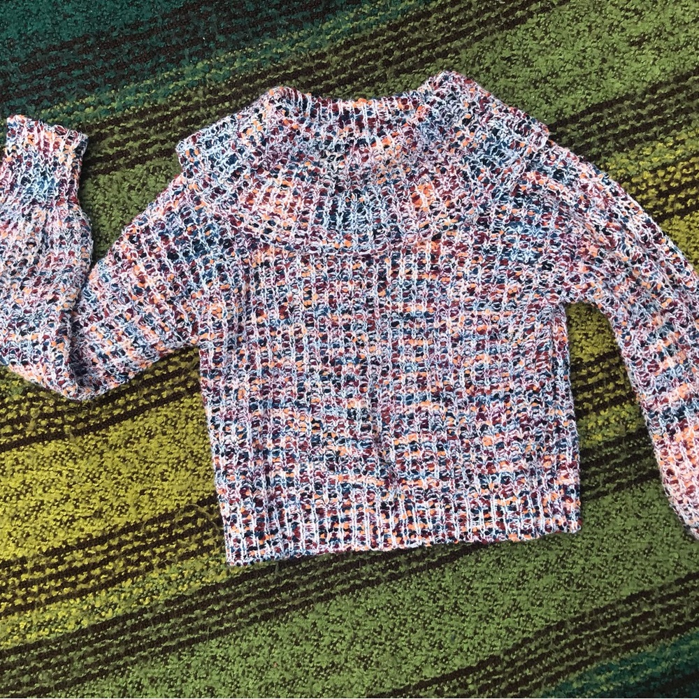 Art Class Multicolor Knit Kids Sweater